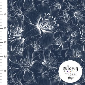 Jersey (trikå) – Amaryllis – Blå (GOTS)